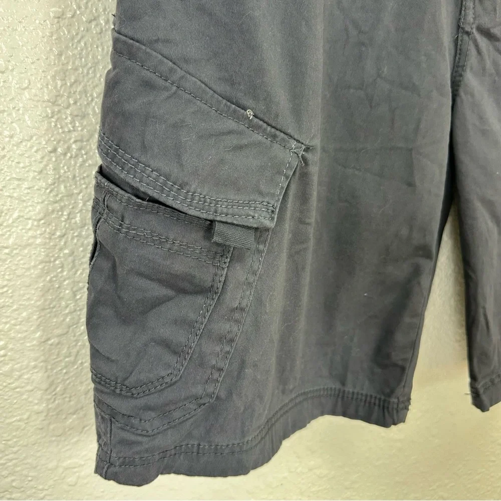 UNION BAY UB Cargo Shorts Men 38 Y2K Blue Gray Chunky Skate Cargo Bermuda hiking